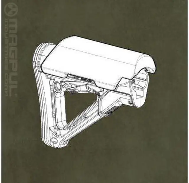 Alt view image 3 of 4 - Magpul 327 .75" Cheek Riser Non .223 Rifles CTR/MOE Flat Dark Earth MAG327-FDE