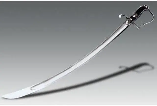 Alt view image 3 of 16 - COLDSTEEL 88S Cold Steel 1796 Light Cavalry Saber (Leather Scabbard)