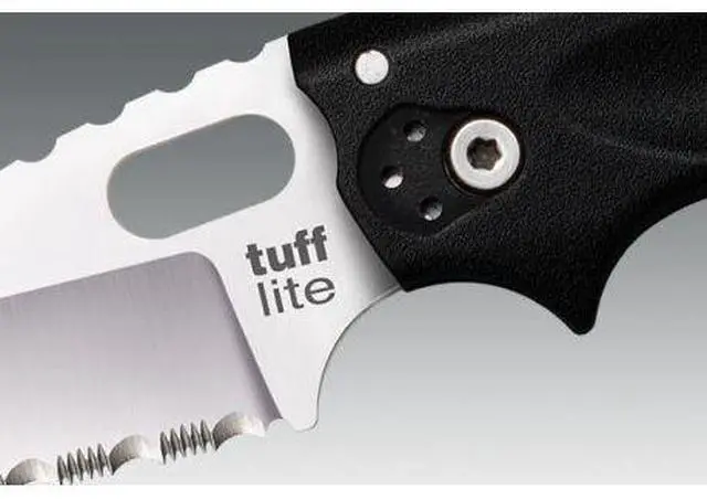 Alt view image 6 of 18 - Cold Steel 20LTS Tuff Lite Serrated Edge Made of Grivory and GRIV-EX Plastic Handle Material