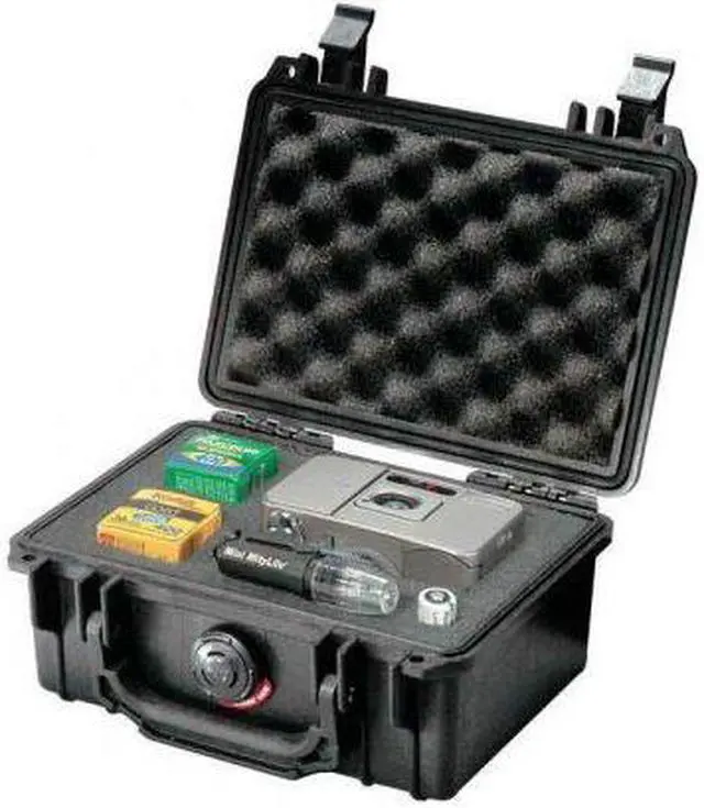 Alt view image 2 of 11 - Pelican 1120-001-110 No Foam Insert Black Protector Case 7.25" x 4.75" x 3.06"