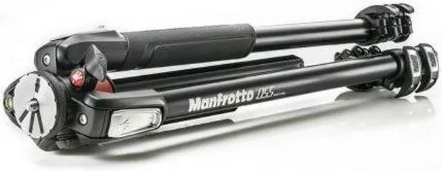 Alt view image 8 of 17 - Manfrotto 055 3-Section Carbon Fiber Tripod with Horizontal Column