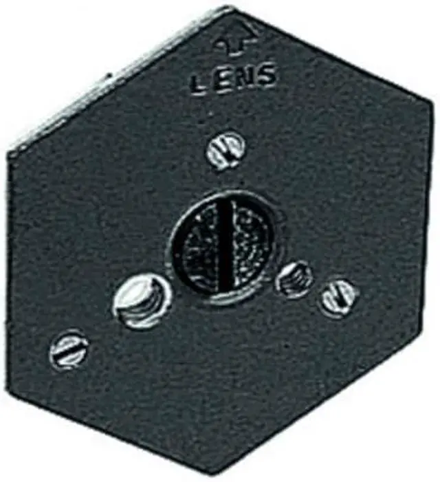 Alt view image 4 of 10 - Manfrotto Quick Release Hexagonal Mounting Plate, 1/4"-20
