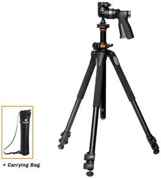 Alt view image 2 of 20 - Vanguard Aluminum Tripod Alta Pro 263AT w/ GH 100 Pistol Grip Ball Head,