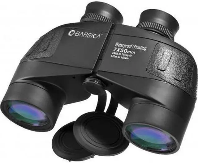 Main image of Barska 7x50 WP Battalion Binoculars w/ Internal Rangefinder AB11610