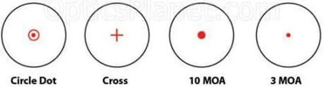 Alt view image 3 of 18 - Barska Electro Sight Multi Reticle Red Dot Sight, Black w/7-Position Rheostat AC10632