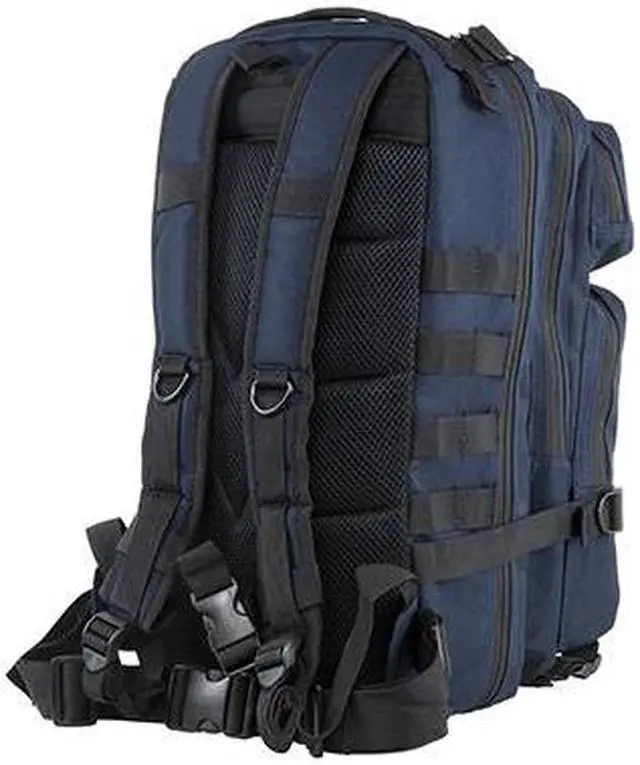 Alt view image 2 of 11 - VISM Small Backpack, Blue with Black Trim