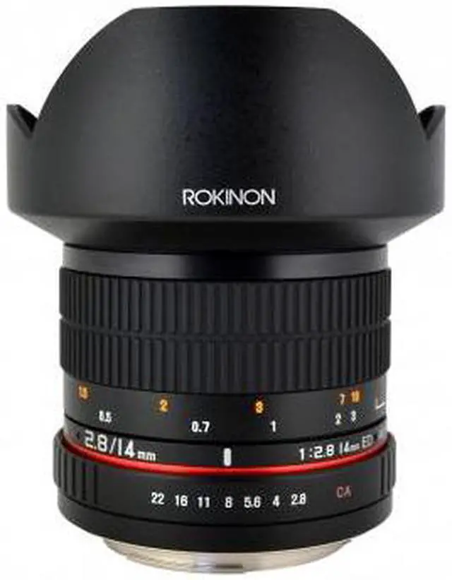 Alt view image 5 of 8 - Rokinon 14mm f/2.8 IF ED UMC Manual Focus Lens with AE Chip for Canon EF Camera