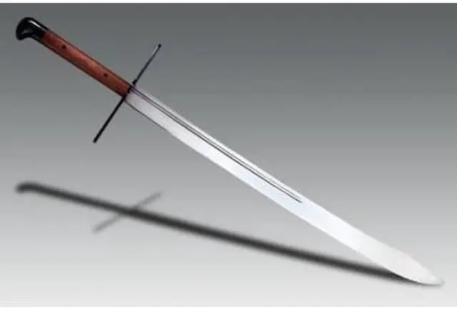 Alt view image 7 of 13 - COLDSTEEL 88GMS COLD STEEL GROSSE MESSER WITH LEATHER SCABBARD