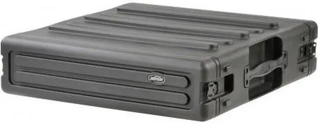Alt view image 2 of 16 - SKB Cases 2U Space Roto Molded Rack, Black, 23 in. X 23 in. X 6 1/2 in.