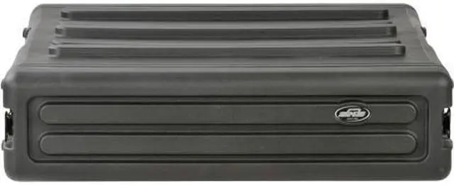 Main image of SKB Cases 2U Space Roto Molded Rack, Black, 23 in. X 23 in. X 6 1/2 in.