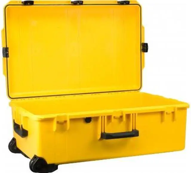 Alt view image 2 of 8 - Pelican Storm Case iM2950 Dry Box w/ Wheels, 31.3x20.4x12.2in, Yellow, No Foam