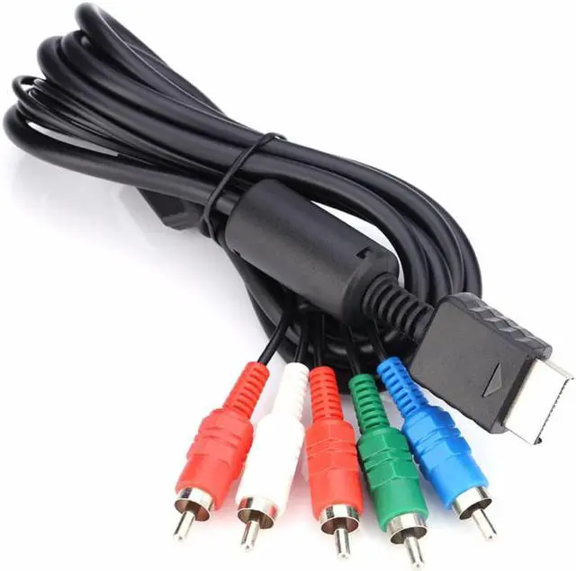 Alt view image 2 of 2 - 5RCA Component AV Audio Video HD TV Cable For Playstion 2 For PS2 Controller