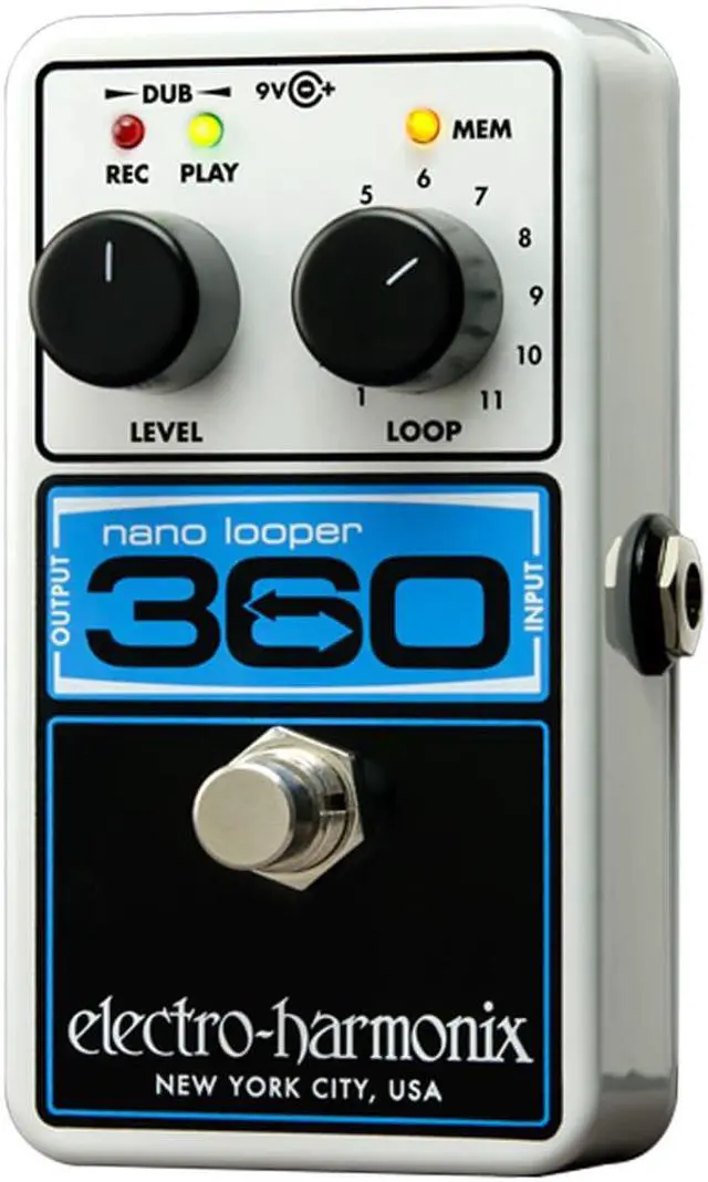 Alt view image 2 of 16 - Electro-Harmonix Nano Looper 360 Delay & Looper Pedal