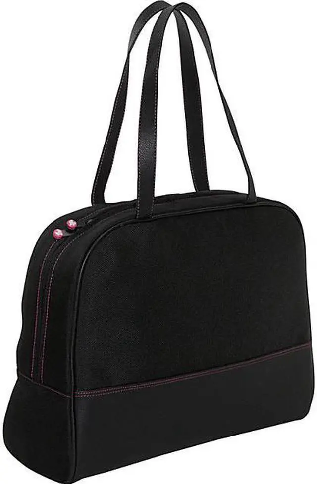 Alt view image 3 of 9 - Sumo - Women's 14.1" Ultrabook or 15" MacBook Laptop Purse - Red w/ White Stitching