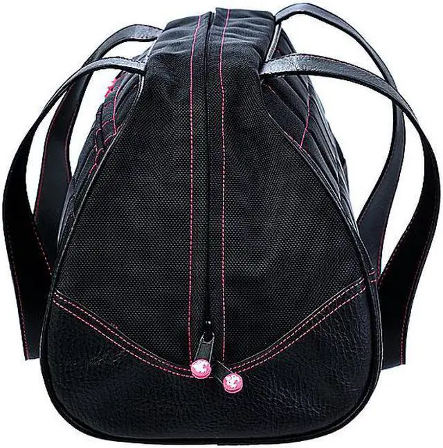 Alt view image 3 of 4 - Sumo Travel Duffel - Black w/Pink Stitching - Small