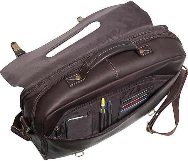 Samsonite Columbian Leather Flapover Laptop Case