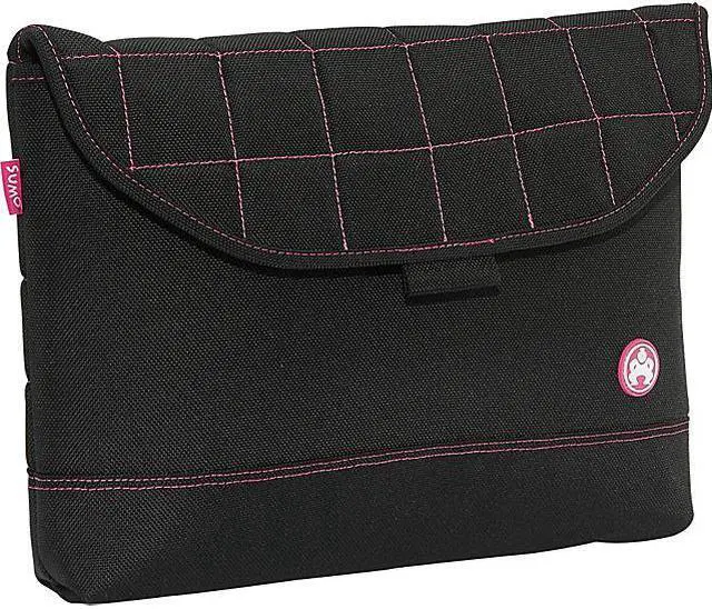 Main image of Sumo - Nylon Sleeve - 13.3" Ultrabooks or 13" MacBook screens - Black w/Pink Stitching