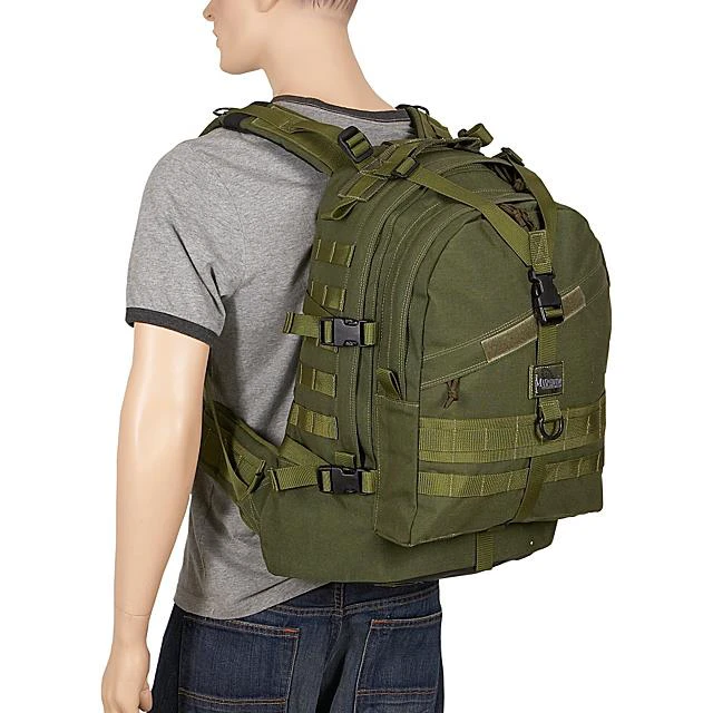 Alt view image 12 of 17 - Maxpedition Vulture II Backpack Khaki Soft 20.5"X16"X7.5" 0514K