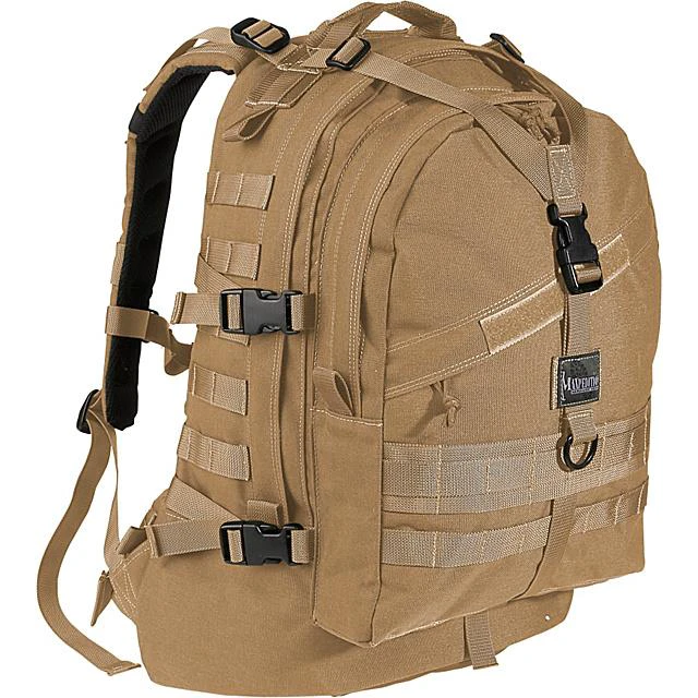 Alt view image 11 of 17 - Maxpedition Vulture II Backpack Khaki Soft 20.5"X16"X7.5" 0514K