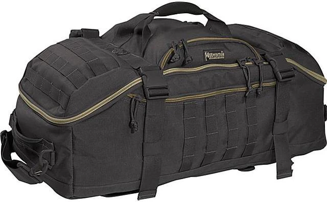 Alt view image 5 of 17 - Maxpedition Doppelduffel Adventure Bag Black