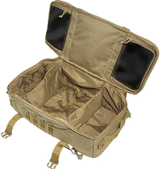 Alt view image 4 of 17 - Maxpedition Doppelduffel Adventure Bag Black