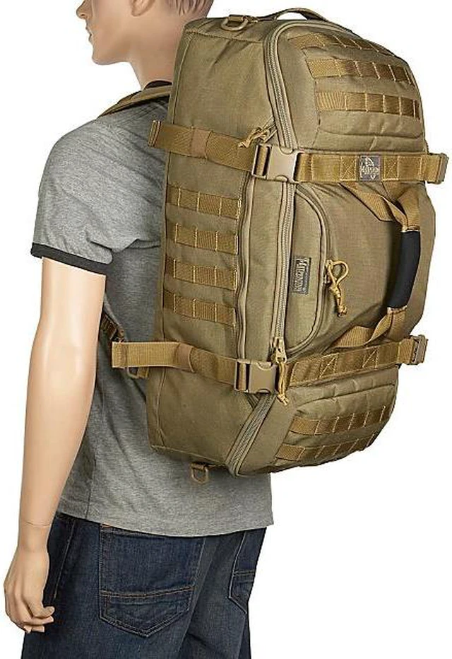 Alt view image 2 of 17 - Maxpedition Doppelduffel Adventure Bag Black