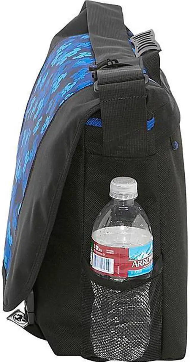 Alt view image 5 of 11 - Sumo - Messenger Bag - 15.6" or 16" screens - Black/Silver
