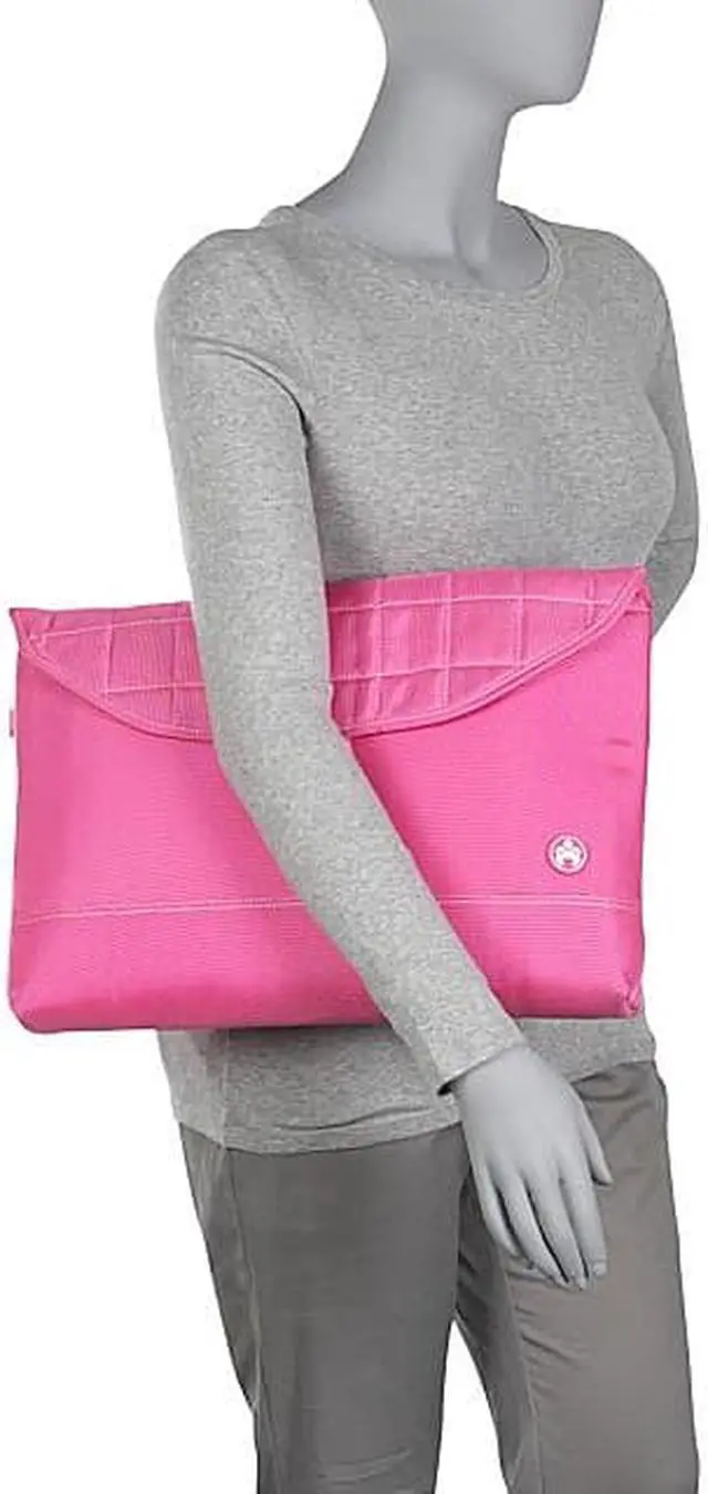 Alt view image 4 of 9 - Sumo - Nylon Sleeve - 17" screens - Black w/Pink Stitching