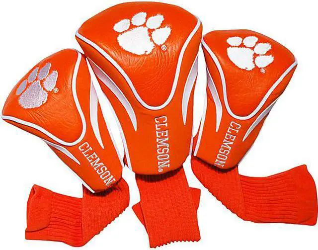 Main image of Team Golf 3-Pack of Club Covers (CLEMSON) Headcover