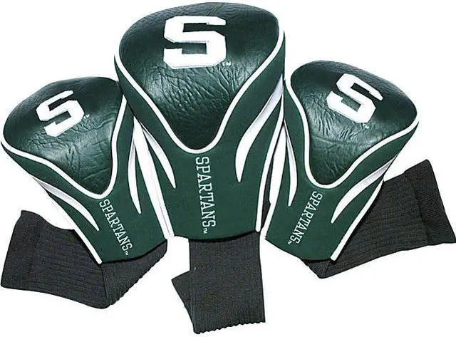 Main image of Michigan State Spartans Ncaa 3 Pack Contour Fit Headcover