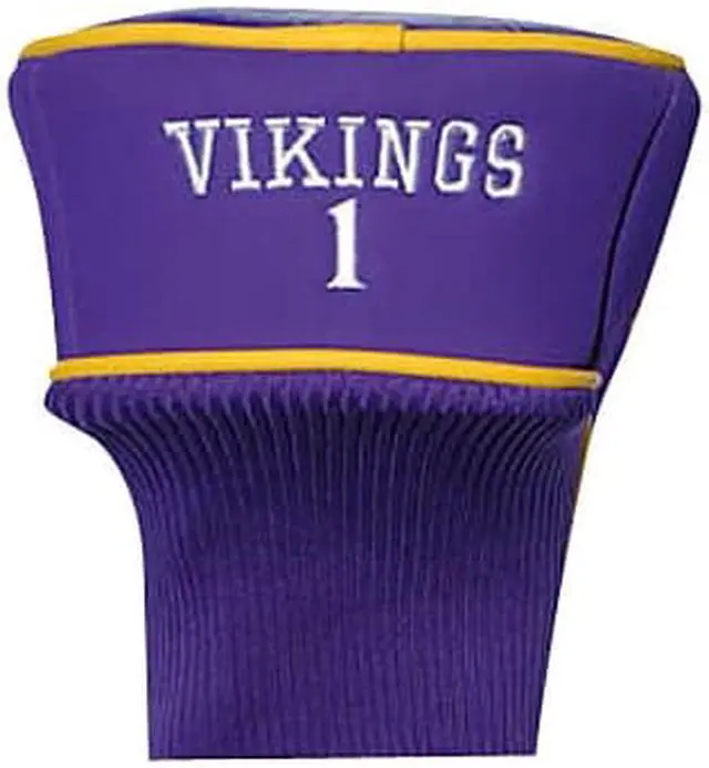Alt view image 2 of 9 - Team Golf 31694 Minnesota Vikings 3 Pack Contour Fit Headcover