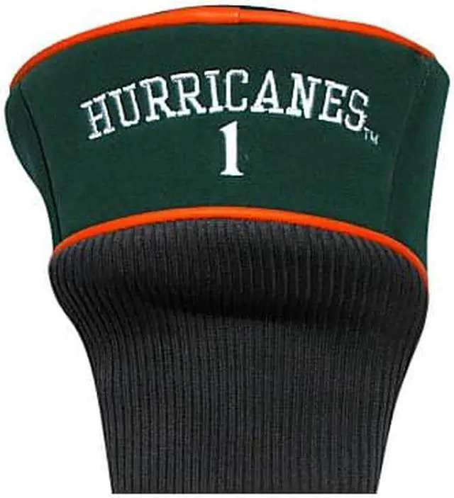 Alt view image 3 of 10 - Team Golf 47194 Miami Hurricanes 3 Pack Contour Fit Headcover