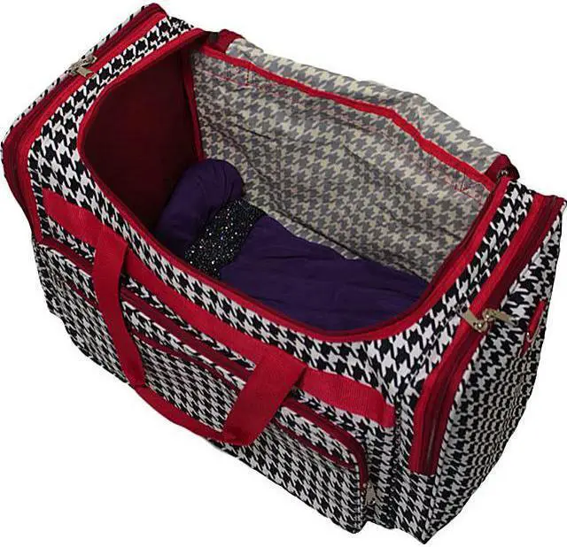 Alt view image 2 of 10 - World Traveler Houndstooth 16in. Shoulder Duffle Bag