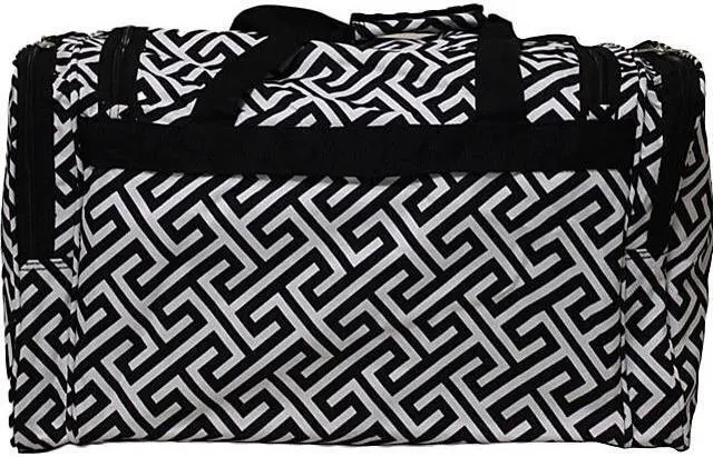 Alt view image 3 of 8 - World Traveler Greek Key 19in. Shoulder Duffle Bag