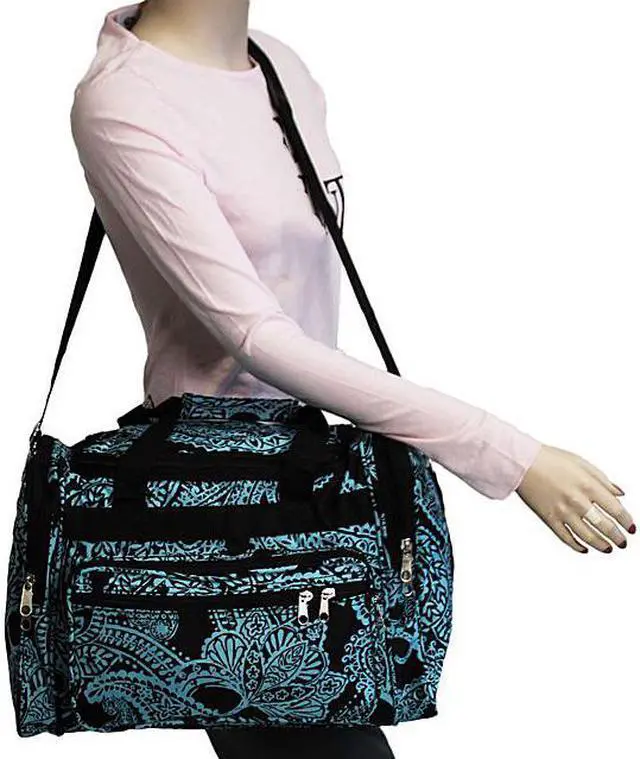Alt view image 4 of 8 - World Traveler Paisley 19in. Shoulder Duffle Bag