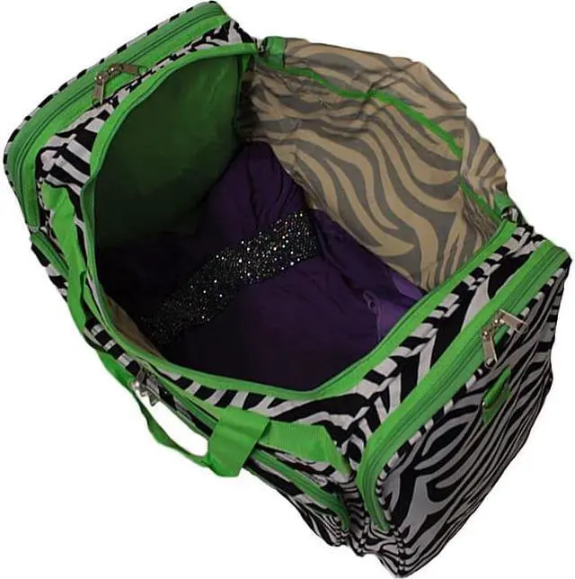 Alt view image 2 of 5 - World Traveler Zebra 22in. Travel Duffle Bag