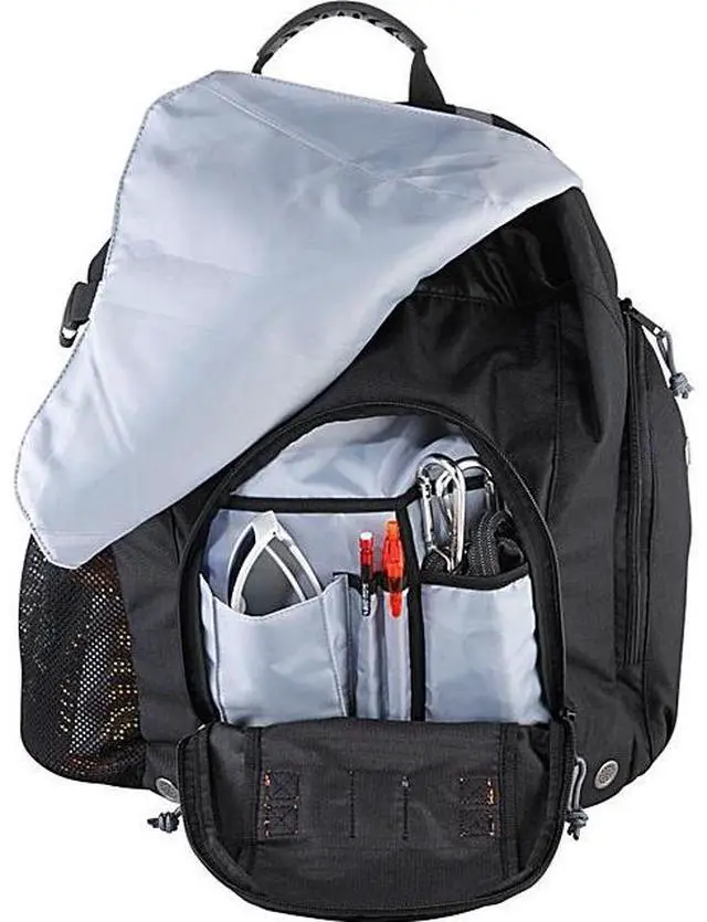 Alt view image 4 of 9 - Ergodyne 13043 Arsenal 5143 General Duty Gear Backpack - 8 x 15 x 19 - Black