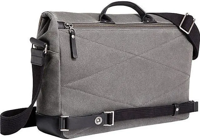 Alt view image 5 of 5 - Timbuk2 Proof Laptop Messenger Bag 2015, Waxed Canvas, Small, Carbon #479-2-2199