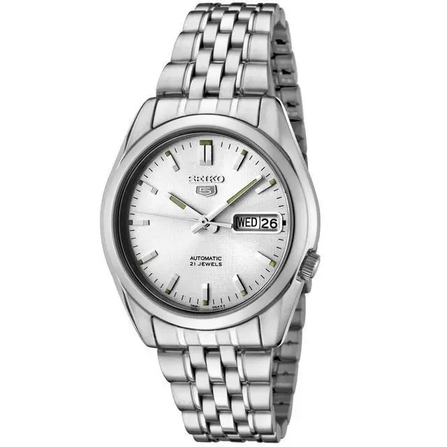 Alt view image 4 of 9 - Seiko Men's Automatic Silver Dial Stainless Steel