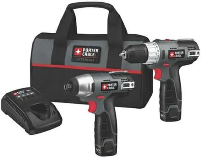 Alt view image 2 of 5 - Porter-Cable PCL212IDC-2 12-Volt Max Lithium Ion Compact 2-Tool Kit