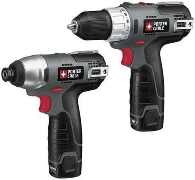 Main image of Porter-Cable PCL212IDC-2 12-Volt Max Lithium Ion Compact 2-Tool Kit