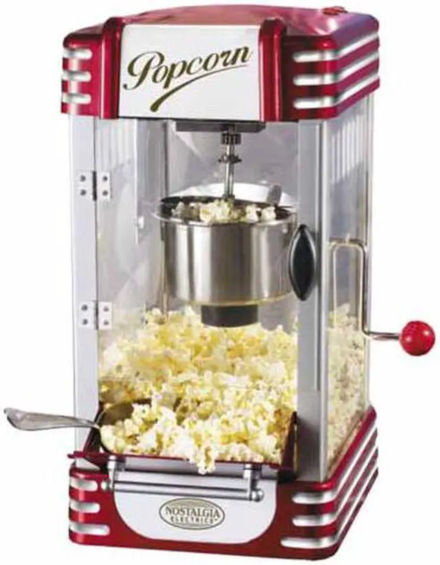 Alt view image 3 of 11 - Nostalgia Electrics 23x15-in. Retro Series Kettle Popcorn Maker
