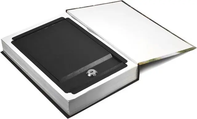 Alt view image 4 of 20 - Barska Real Paper Book Safe,0.05 cu ft,Black AX11682
