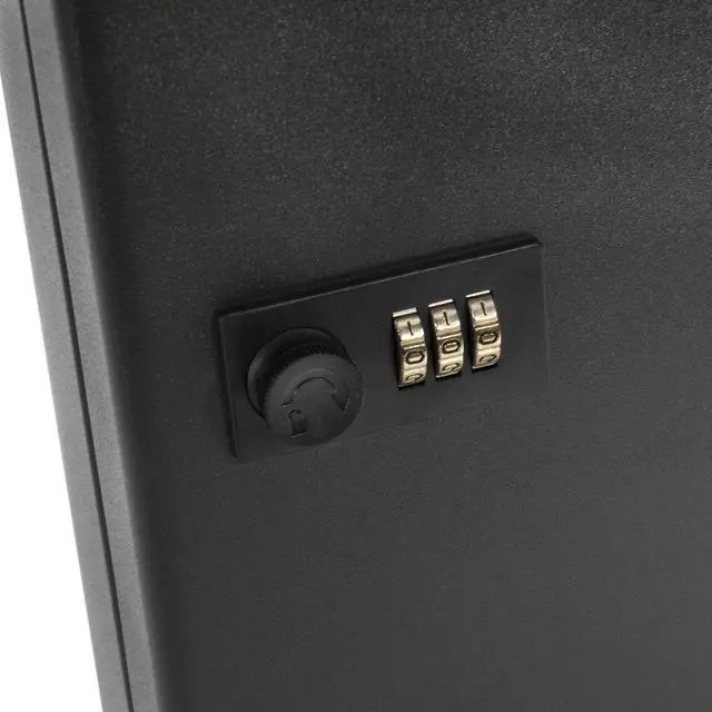 Alt view image 3 of 20 - Barska Key Cabinet, Wall Mount, 36 Keys Matte Steel AX11820