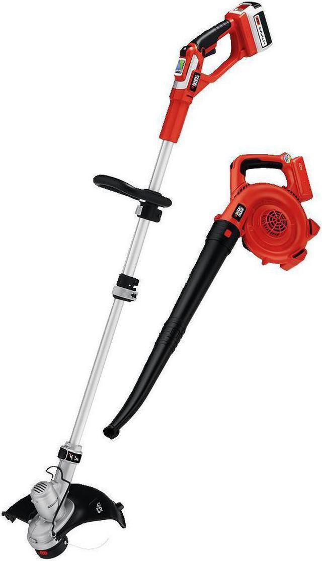  BLACK+DECKER 40V MAX* String Trimmer / Edger and Sweeper Combo  (LCC140) : Patio, Lawn & Garden
