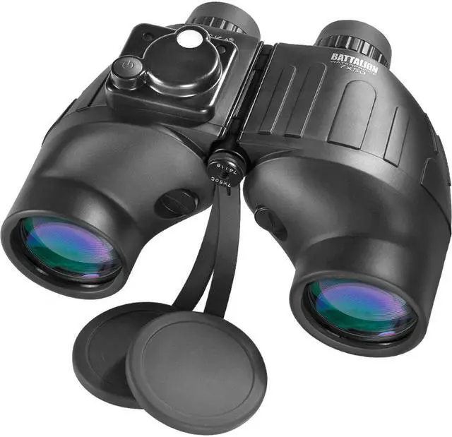 Alt view image 3 of 9 - 7x50 Battalion WP Tactical Binoculars w/Internal Rangefinder and Directional Compass