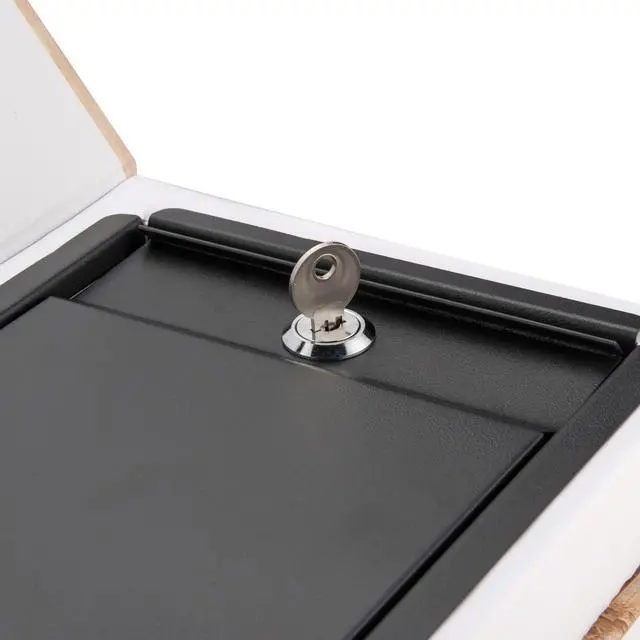 Alt view image 6 of 14 - Barska CB12470 Paris & London Dual Book Lock Box With Key Lock
