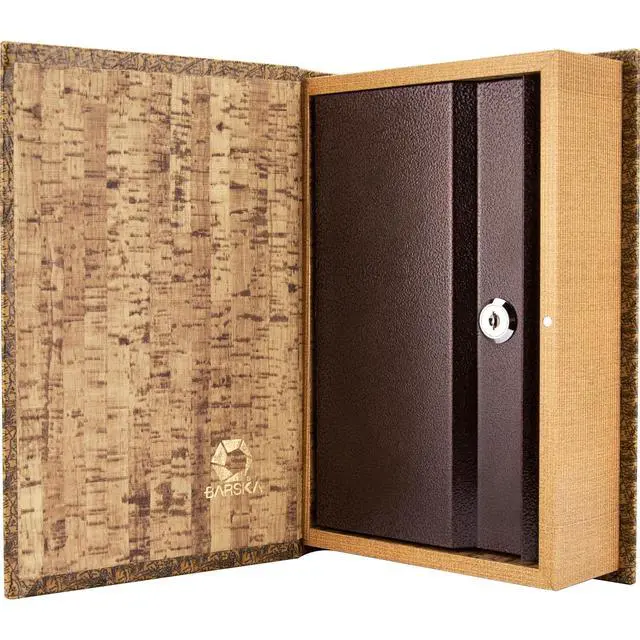 Alt view image 9 of 20 - Barska CB12480 Antique Map Diversion Book Lock Box