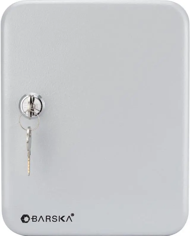 Alt view image 9 of 20 - Barska Key Cabinet, 20 Capacity, 8" H Matte Steel CB12482