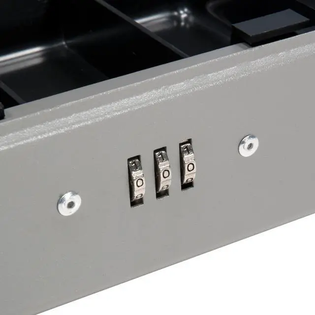 Main image of 6 Inch Gray Combination Lock Box